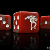 Crisis Robot, Red 16mm Dice
