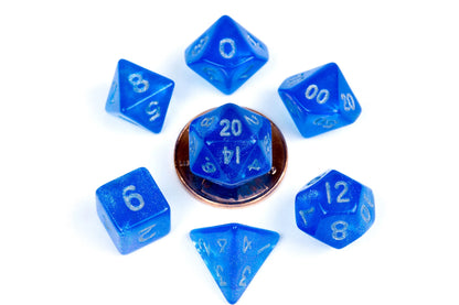 10mm Mini Polyhedral Dice Set | Pocket-Sized RPG Dice for Gaming Anywhere