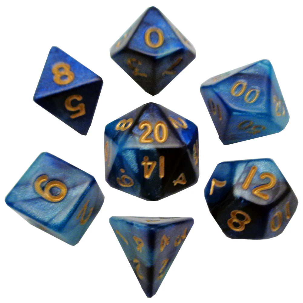 10mm Mini Polyhedral Dice Set | Pocket-Sized RPG Dice for Gaming Anywhere