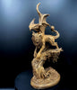 Manticore Statue, Hand Painted Resin Sculpture | Mythical Creature Figurine | Unique Legendary Manticore Monster Figurine. Fantasy Art Gift