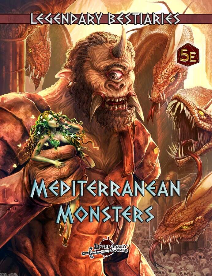 Mediterranean Monsters – D&D 5E Bestiary from Greek, Italian & North African Folklore