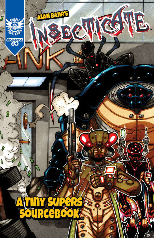 The Insecticate - Tiny Supers Villain Supplement | TinyD6 Superhero RPG