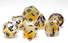 Moon and Star Glow in the Dark 7-Dice DND RPG Dice Set