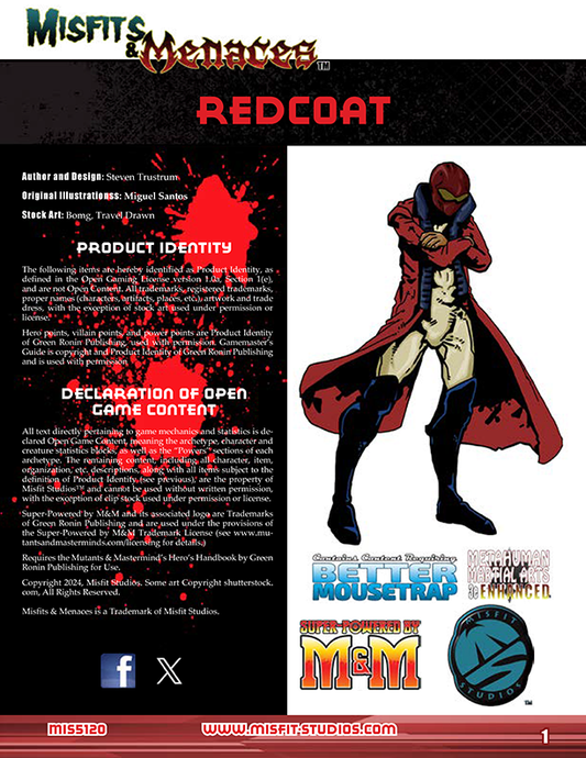 Misfits & Menaces: Redcoat