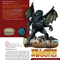 Villains Abound: Cthulhu