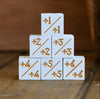+1/+1 Counter Dice- White, 6ct.