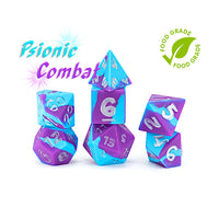 7 - Die Set Anti-Stress Silicone Dice - Psionic Combat
