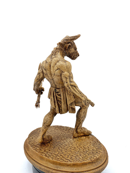 Minotaur Statue – Hand Painted Greek Mythology Resin Figurine