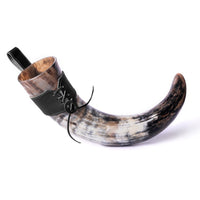 Drinking Horn with Leather Holster | "The Journeyman"