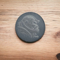 Wasteland Survival Slate Coaster Set (4pc) – Peace is a Myth