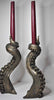 Tentacle Candlestick Holder,Pair, Hand Sculpted Resin | Octopus Lovecraftian Tentacle Candle for Nautical Gift and Gothic Home Decor