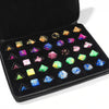 5-Piece Acrylic DND Dice Set with Storage Case (Dice Bag Included)