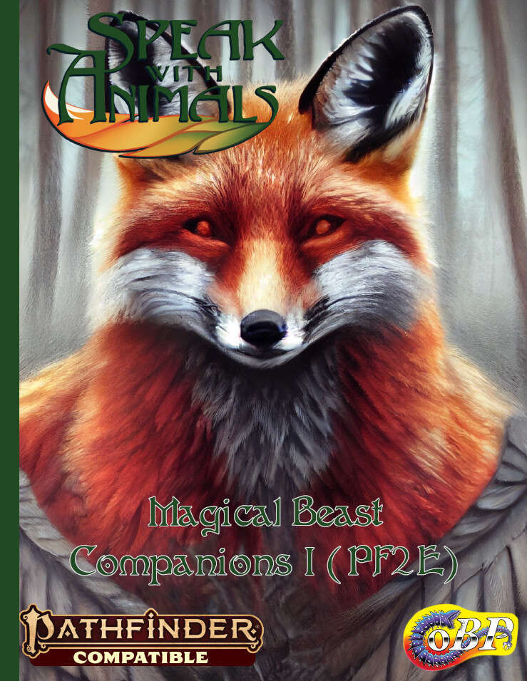 Speak with Animals - Magical Beast Companions I (PF2E)