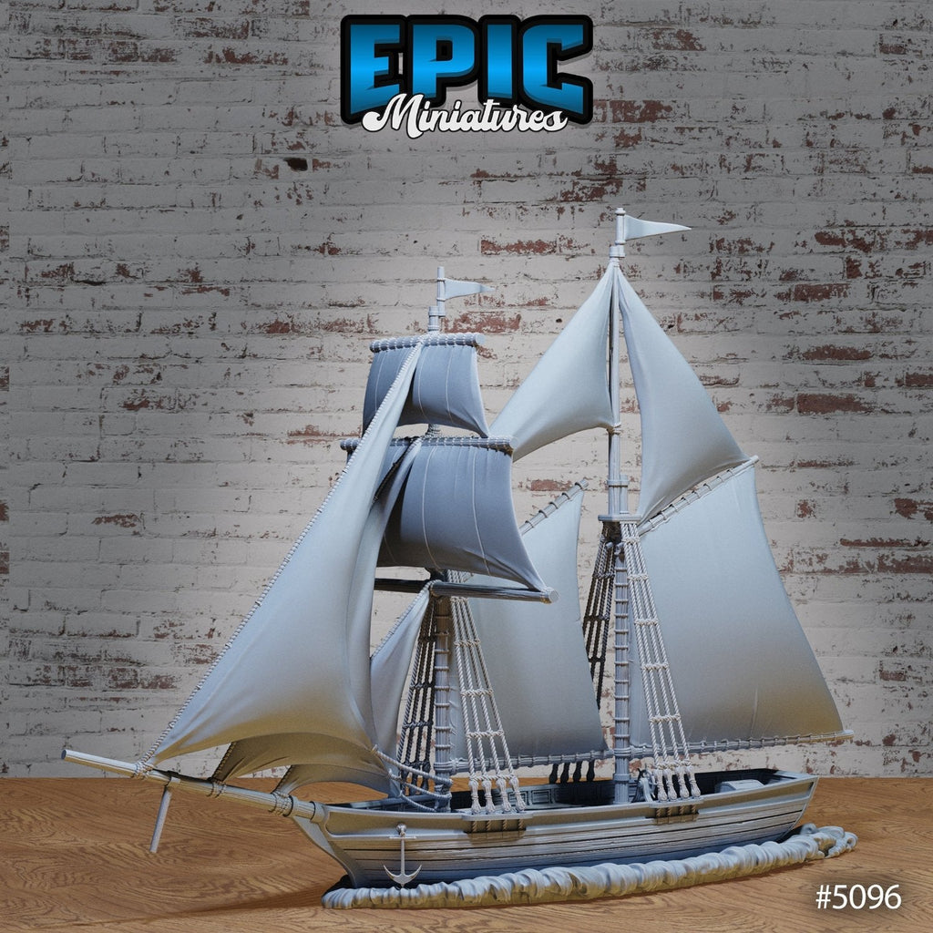 Sailing Ship - Golden Rose