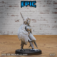 Captured Harpy – Enslaved Monster Miniatures