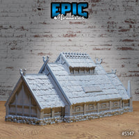 Viking Hall Tabletop Terrain
