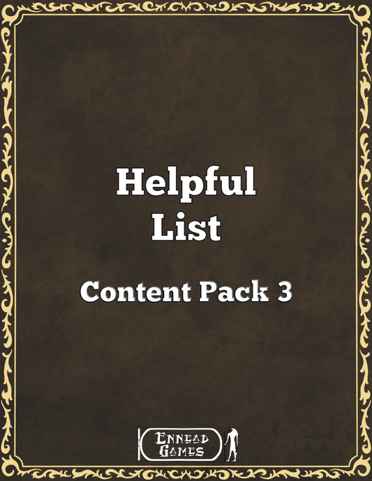Helpful List Content Pack 3