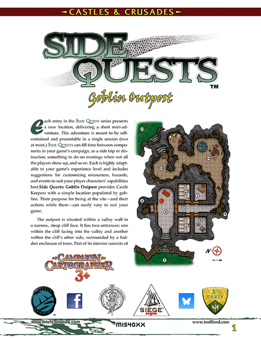 Castles & Crusades Side Quests: Goblin Outpost