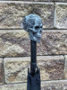 Ornate Skull Umbrella, Hand Sculpted Resin | Victorian Gothic Umbrella/Parasol | Fantasy Cosplay Fantasy Skull Umbrella, Gothic Accessory