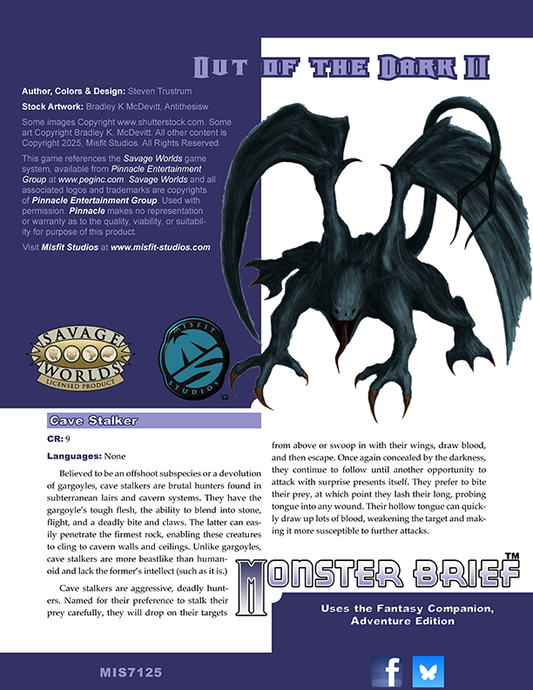 Monster Brief: Out of the Dark II