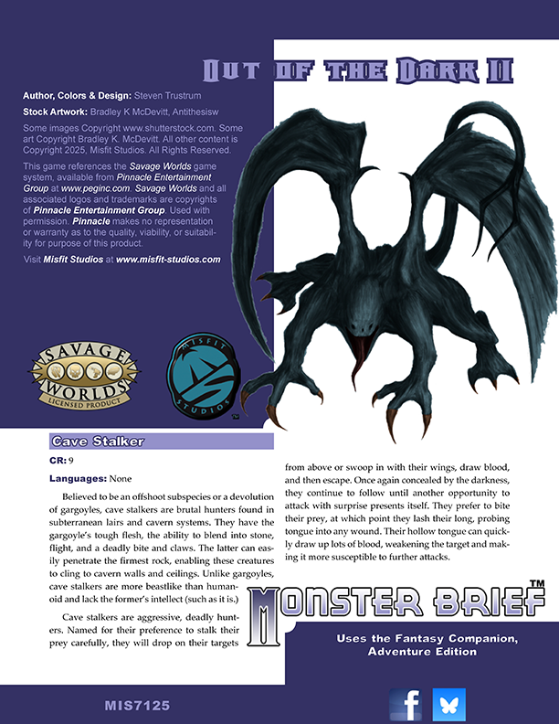 Monster Brief: Out of the Dark II