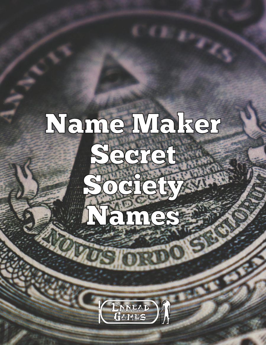 Name Maker Secret Society Names