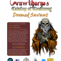 Castles & Crusades Crawthorne’s Catalog of Creatures: Doomed Savant