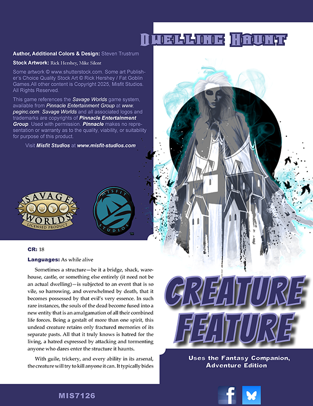 Creature Feature: Dwelling Haunt