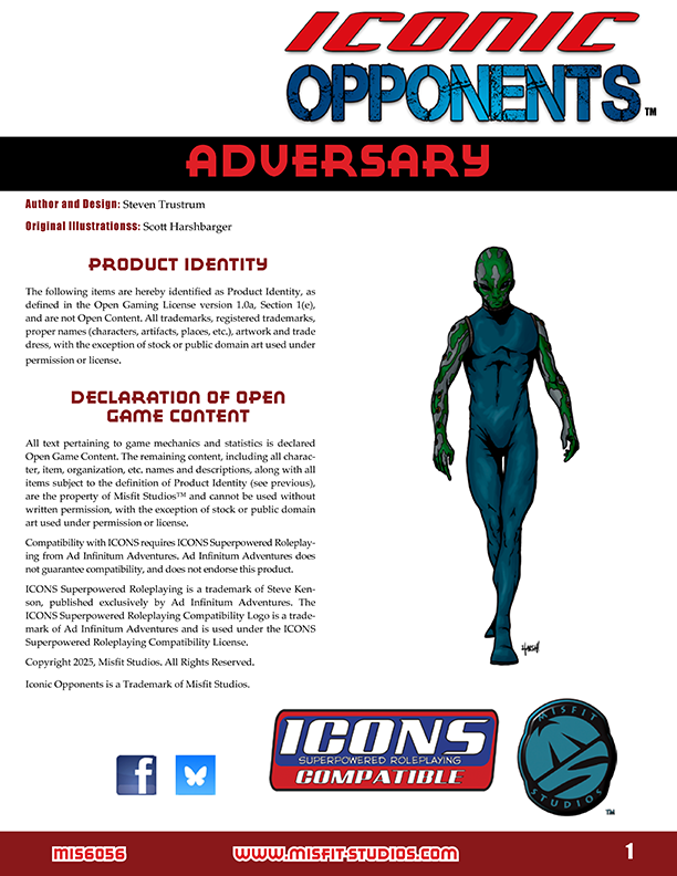 Iconic Opponents: Adversary