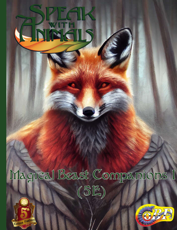 Speak with Animals - Magical Beast Companions I (5E)
