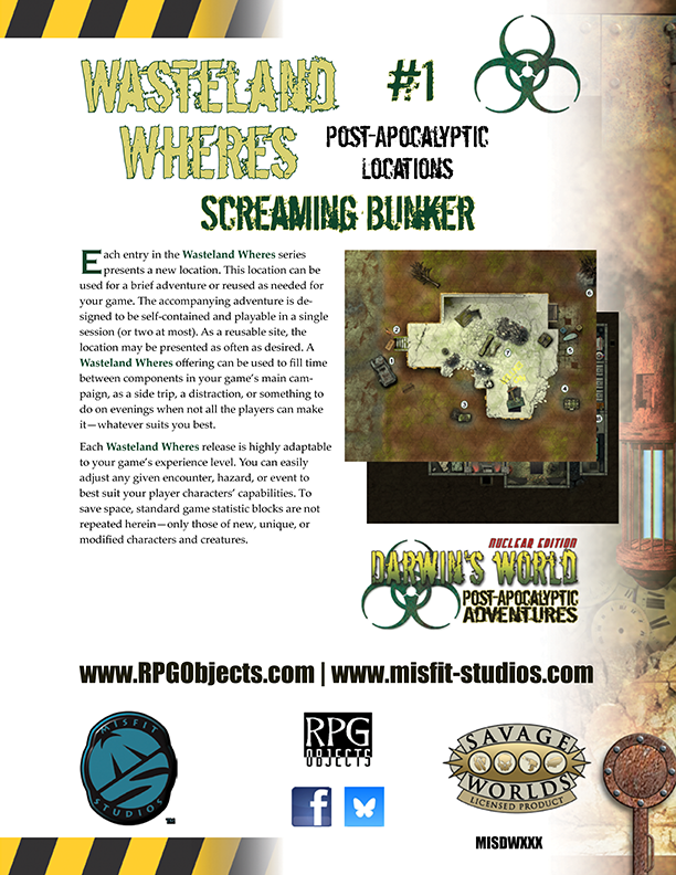 Wasteland Wheres 1: Screaming Bunker