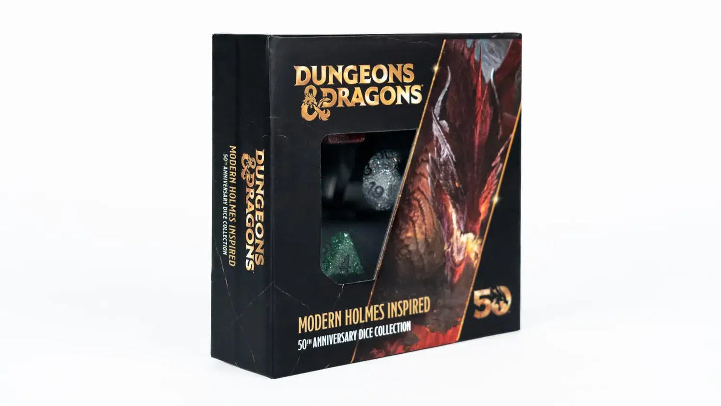 D&D 50th Anniversary Modern Holmes Inspired Dice Set - Official Licensed