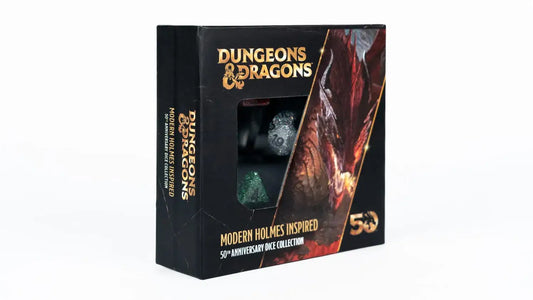 D&D 50th Anniversary Modern Holmes Inspired Dice Set - Official Licensed