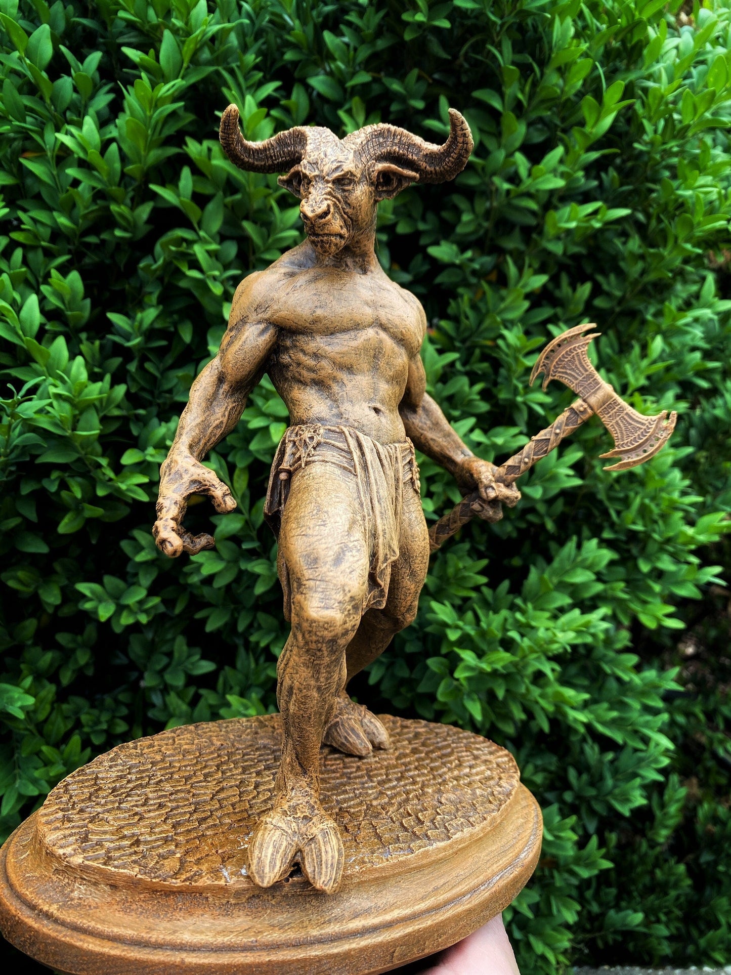 Minotaur Statue – Hand Painted Greek Mythology Resin Figurine