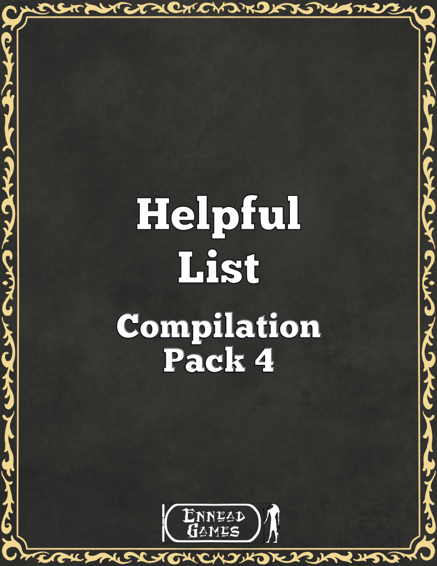Helpful List Compilation Pack 4