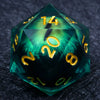55mm Giant D20 Dice Resin Liquid Core Dragon Eye RPG Dice