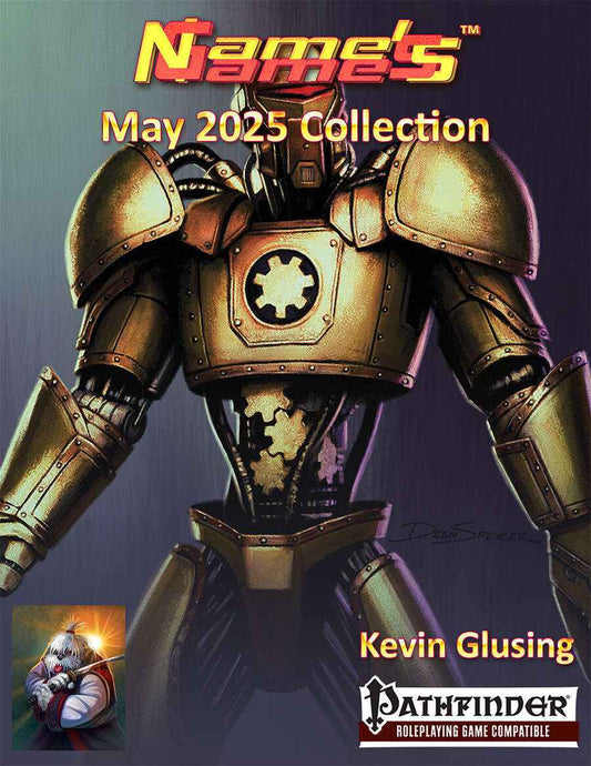 Name's Games May 2025 Collection – Unchained Clockworker for Pathfinder 1e