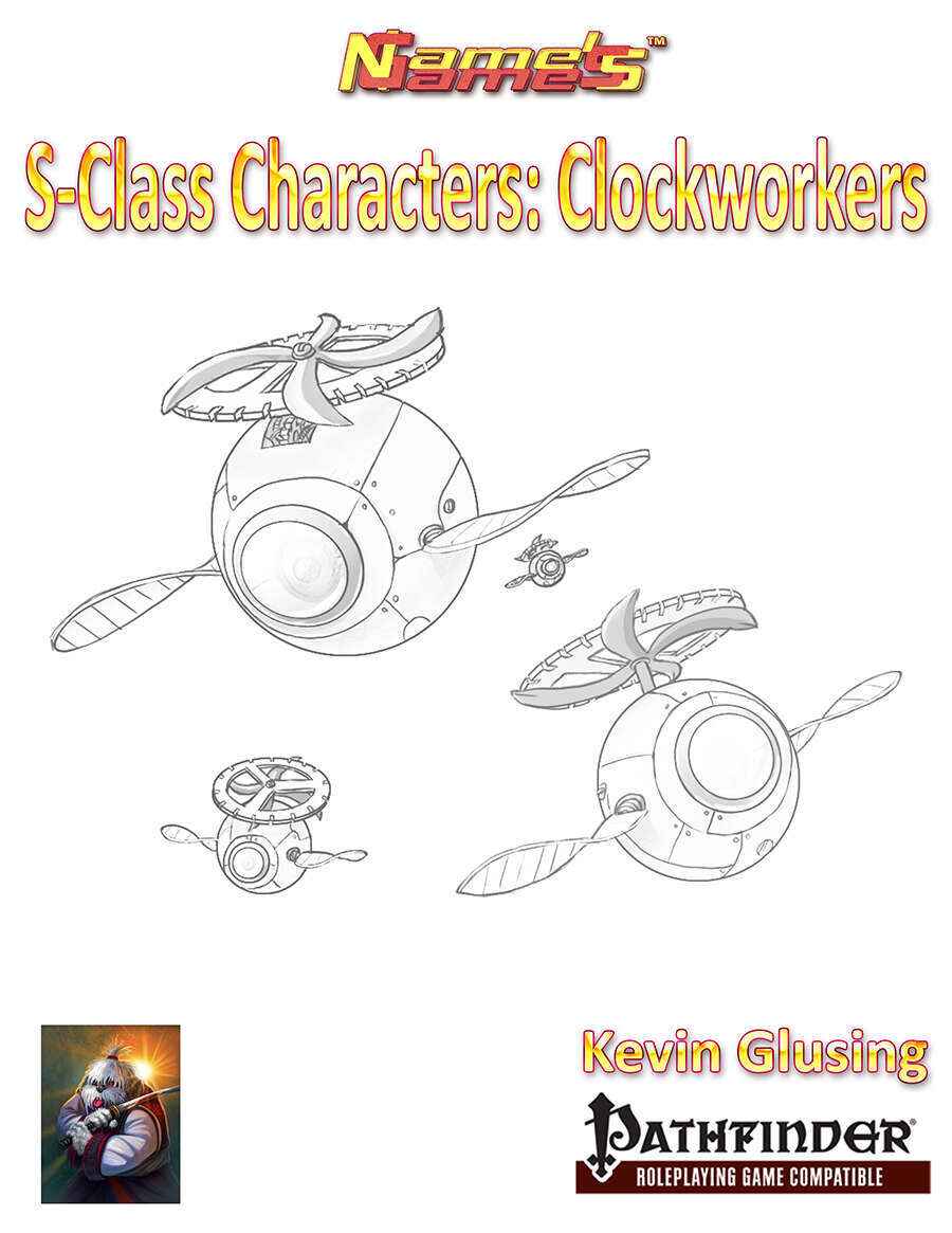 S-Class Characters: Clockworkers – Pathfinder 1e Alternate Clockworker Class