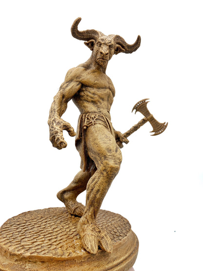 Minotaur Statue – Hand Painted Greek Mythology Resin Figurine