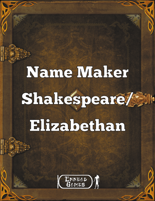 Name Maker Shakespeare/Elizabethan