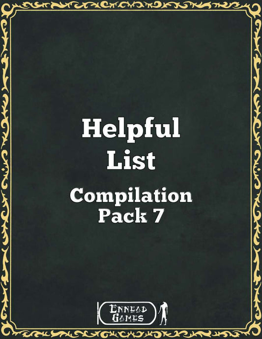 Helpful List Compilation Pack 7