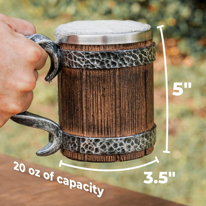 Beer Barrel Tankard