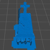 Graveyard of Sorrows Scatter Terrain (Gate, Tombstones, and Statue)