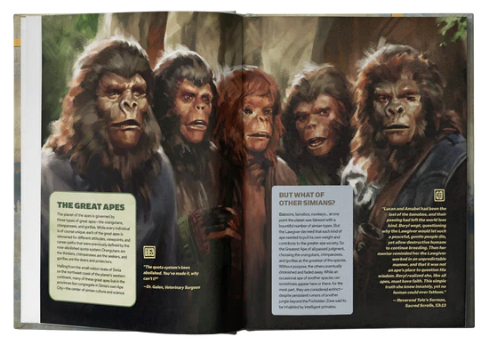 Planet of the Apes RPG: Core Rulebook (Hardcover)