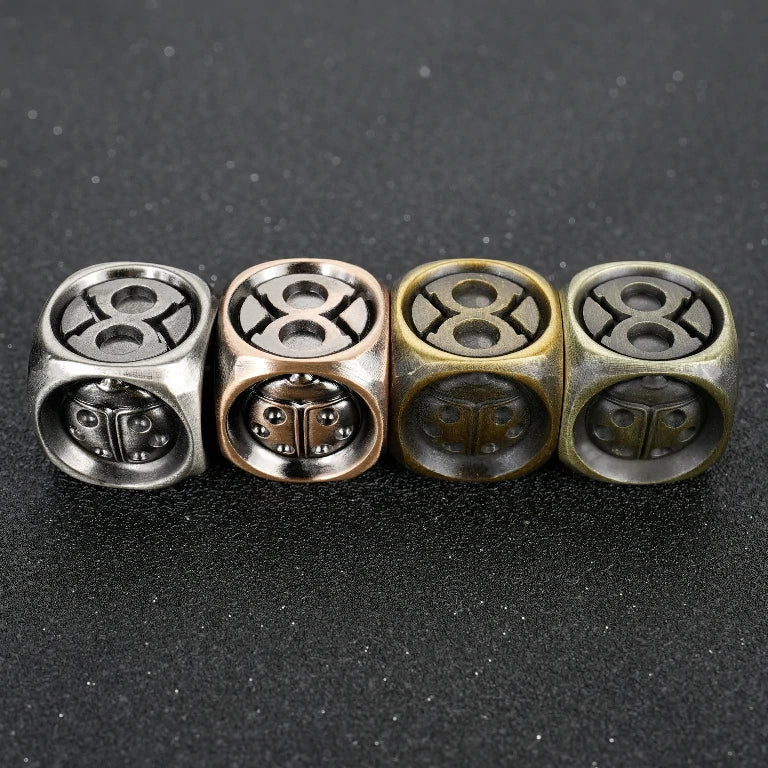 DND Dice Original Fun Lucky Ladybug Metal D6 Dice