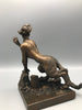 Sphinx Statue, Hand Painted Resin Sculpture | Mythical Creature Figurine |  Legendary Sphinx Goddess Altar Statue for Fantasy Art Decor
