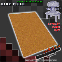 60x44" 'Dirt Field' F.A.T. Mat Battle Gaming Mat