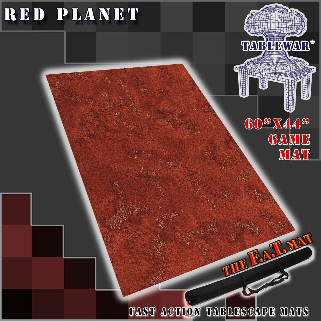 60x44" 'Red Planet' F.A.T. Mat Battle Gaming Mat