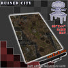 60x44" 'Ruined City' F.A.T. Mat Battle Gaming Mat