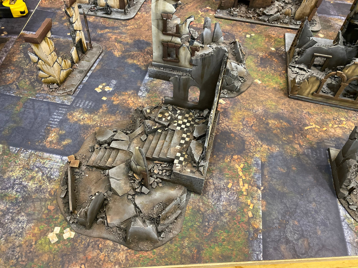 60x44" 'Ruined City' F.A.T. Mat Battle Gaming Mat
